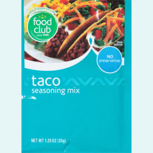 Food Club Taco Seasoning Mix 1.25 oz