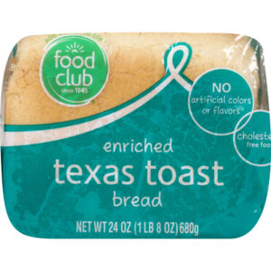 Food Club Texas Toast Enriched Bread 24 oz