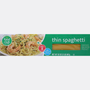 Food Club Thin Spaghetti 32 oz
