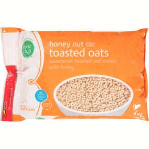 Food Club Toasted Oats Honey Nut Cereal 32 oz