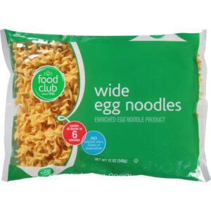 Food Club Wide Egg Noodles 12 oz