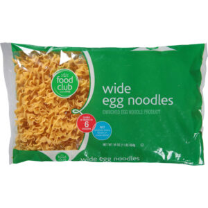 Food Club Wide Egg Noodles 16 oz