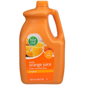 100% Original Orange No Pulp Juice From Concentrate