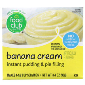 Banana Cream Instant Pudding & Pie Filling