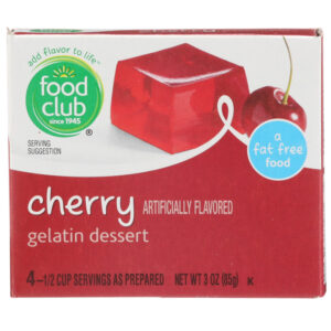 Cherry Gelatin Dessert