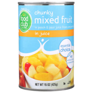 Chunky Mixed Fruit In Peach & Pear Juice From Concentrate