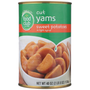 Cut Yams Sweet Potatoes In Light Syrup