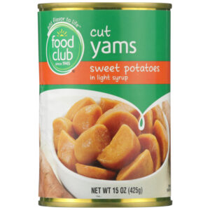 Cut Yams Sweet Potatoes In Light Syrup