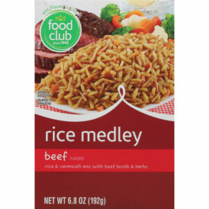 Food Club Beef Flavored Rice Medley 6.8 oz