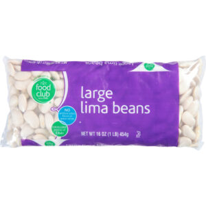 Food Club Lima Beans Large 16 oz