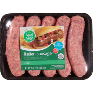 Food Club Mild Italian Sausage 19 oz