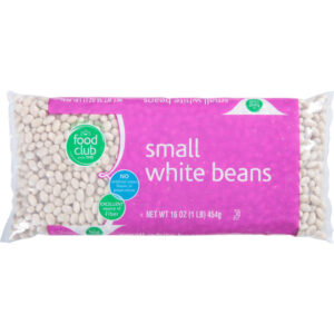 Food Club White Beans Small 16 oz