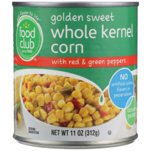 Golden Sweet Whole Kernel Corn With Red & Green Peppers