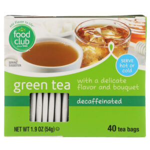 Green Decaffeinated Tea Bags