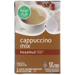 Hazelnut Cappuccino Mix Single Serve Cups
