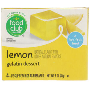 Lemon Gelatin Dessert