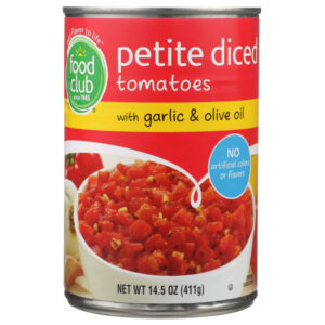 Petite Diced Tomatoes With Garlic & Olive Oil
