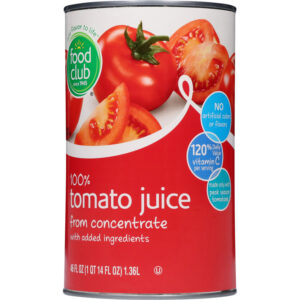 Food Club 100% Tomato Juice 46 fl oz