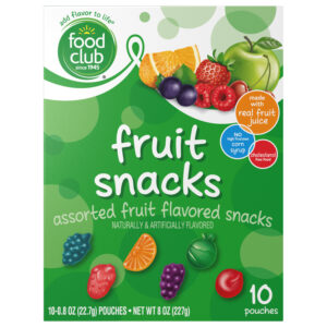 Food Club Assorted Fruit Snacks 10 ea