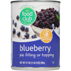 Food Club Blueberry Pie Filling or Topping 21 oz