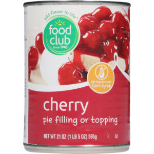 Food Club Cherry Pie Filling or Topping 21 oz