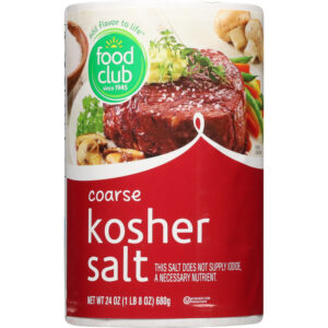 Food Club Coarse Kosher Salt 24 oz