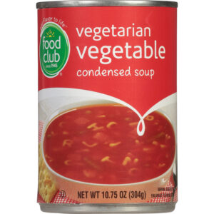 Food Club Condensed Vegetarian Vegetable Soup 10.75 oz