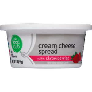 Food Club Cream Cheese Spread with Strawberries 8 oz
