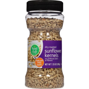 Food Club Dry Roasted Sunflower Kernels 7.25 oz