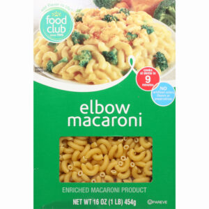 Food Club Elbow Macaroni 16 oz