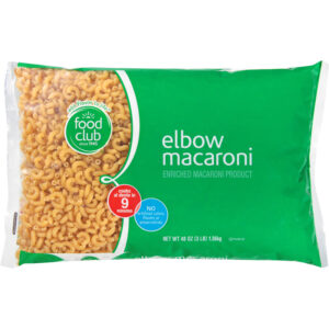 Food Club Elbow Macaroni 48 oz