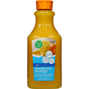 Food Club Essential Choice Light No Pulp Orange Juice Beverage 52 fl oz