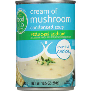 Food Club Essential Choice Reduced Sodium Cream Of Mushroom Condensed Soup 10.5 oz
