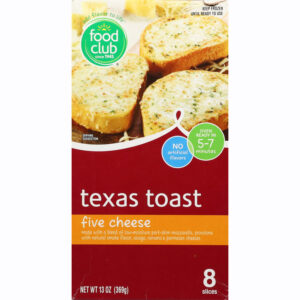 Food Club Five Cheese Texas Toast 8 ea