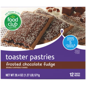 Food Club Frosted Chocolate Fudge Toaster Pastries 12 ea