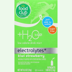 Food Club Low Calorie Kiwi Strawberry Drink Mix Packet 10 ea