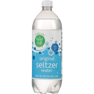 Food Club Original Seltzer Water 33.8 fl oz