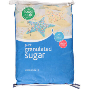 Food Club Pure Granulated Sugar 25 lb