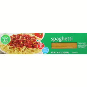 Food Club Spaghetti 16 oz