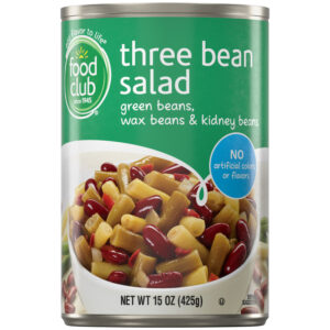Food Club Three Bean Salad 15 oz