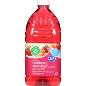 Food Club White Cranberry Strawberry Flavored Juice Cocktail 64 fl oz