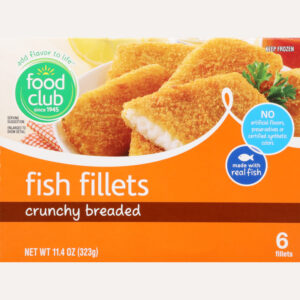 Food Club Crunchy Breaded Fish Fillets 6 ea