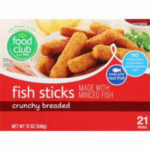 Food Club Crunchy Breaded Fish Sticks 21 ea