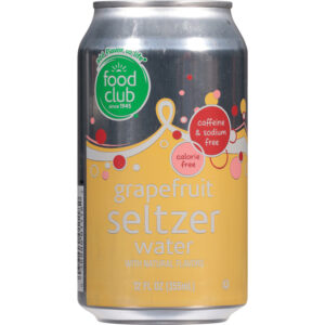 Food Club Grapefruit Seltzer Water 12 fl oz