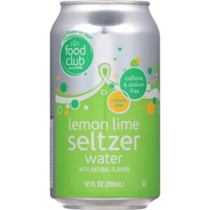 Food Club Lemon Lime Seltzer Water 12 fl oz