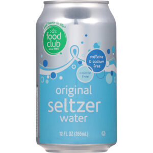 Food Club Original Seltzer Water 12 fl oz