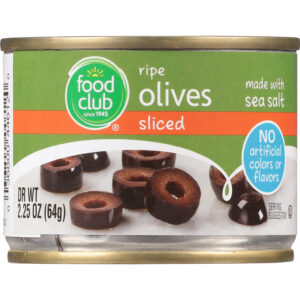 Food Club Sliced Ripe Olives 2.25 oz