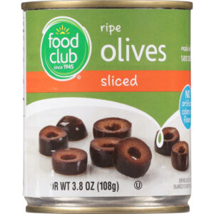 Food Club Sliced Ripe Olives 3.8 oz