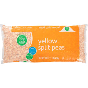 Food Club Yellow Split Peas 16 oz