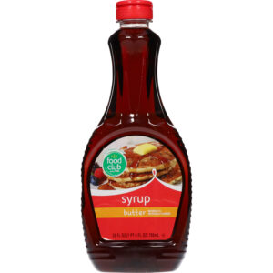 Food Club Butter Syrup 24 fl oz